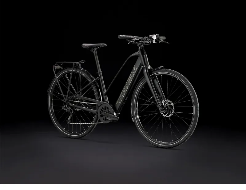 Trek Fx+ 2 Electric Hybrid Bike in Satin Black-10